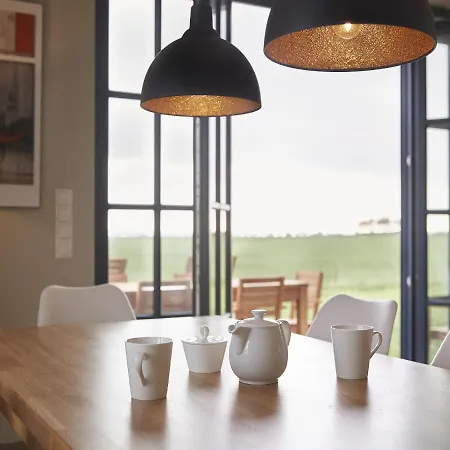 Reetland am Meer - Luxus Reetdachvilla mit 3 Schlafzimmern, Sauna und Kamin F12 Dranske Exterior foto